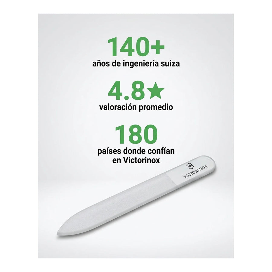 Lima Para Uñas Victorinox Vidrio 9cm Premium Manicure 8.1664.08E