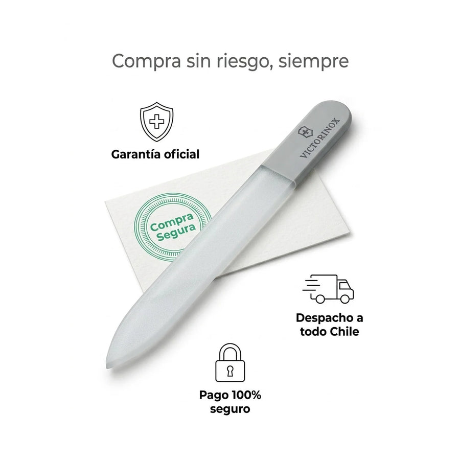 Lima Para Uñas Victorinox Vidrio 9cm Premium Manicure 8.1664.08E