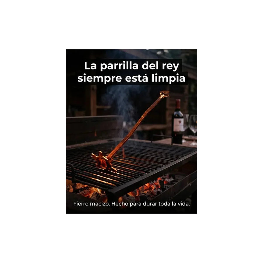 Limpia Parrilla Multifuncional Acero al Carbón