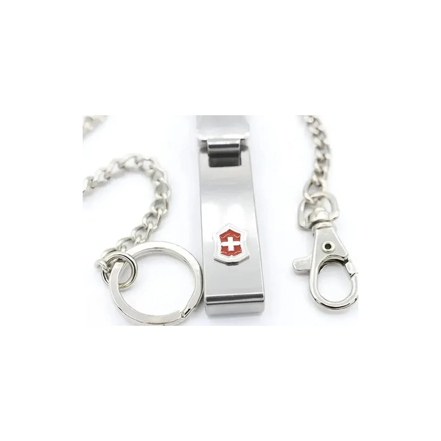 Llavero Con Cadena Victorinox Clip Con Mosquetón 4.1860