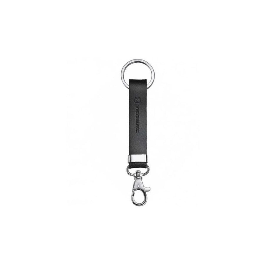 Llavero De Cuero Victorinox Mosquetón + Argolla 4.1853