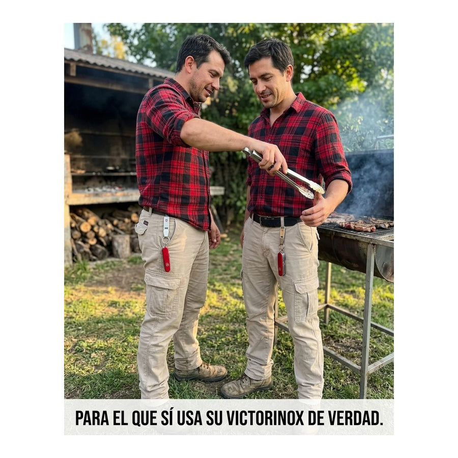 Llavero Victorinox Clip Con Mosquetón Sin Cadena Premium  4.1858