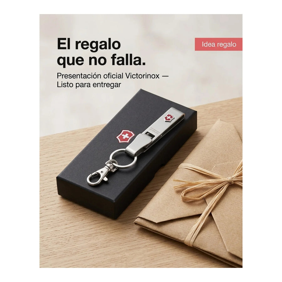 Llavero Victorinox Clip Con Mosquetón Sin Cadena Premium  4.1858