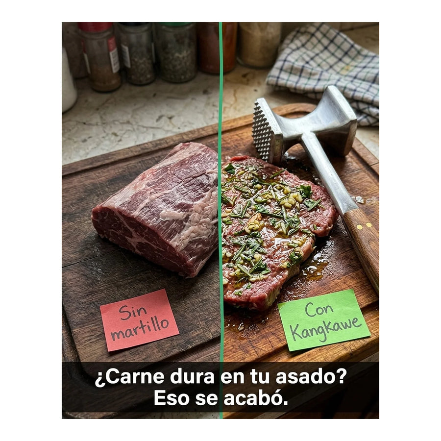 Martillo Ablandador Carne Parrillero Kangkawe