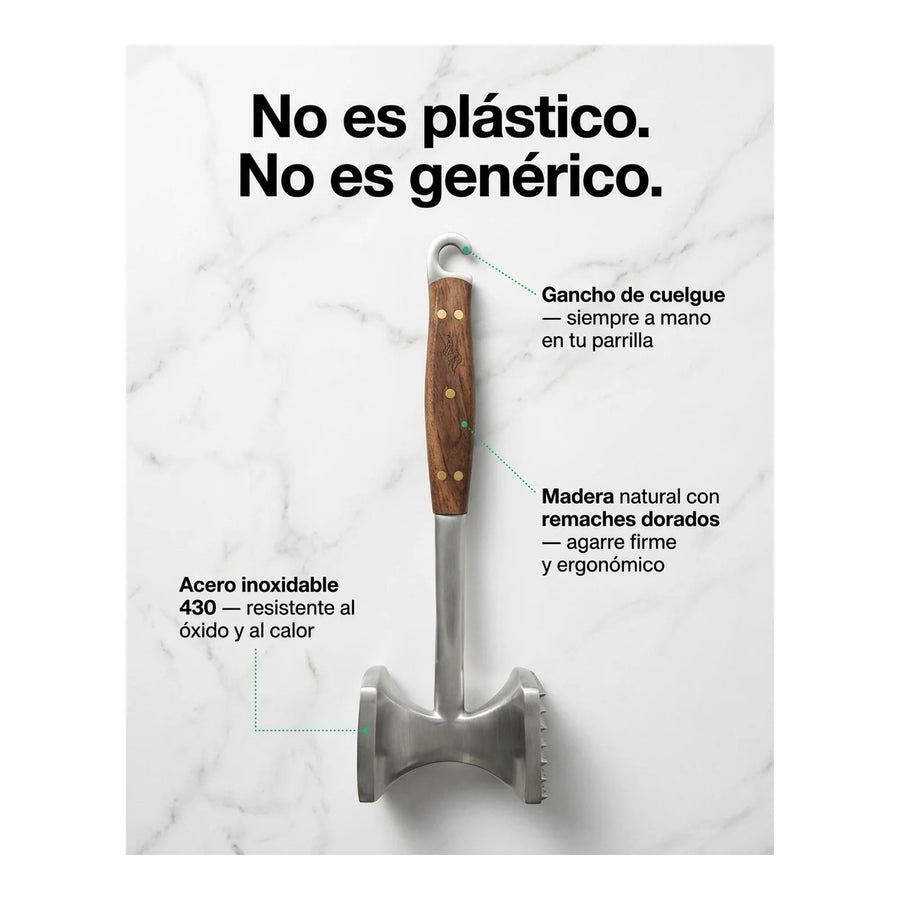 Martillo Ablandador Carne Parrillero Kangkawe