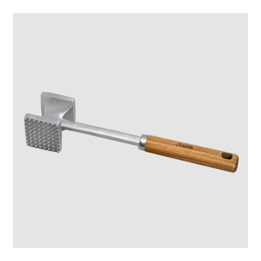 Martillo Ablandador de Carne Wayu Plateado