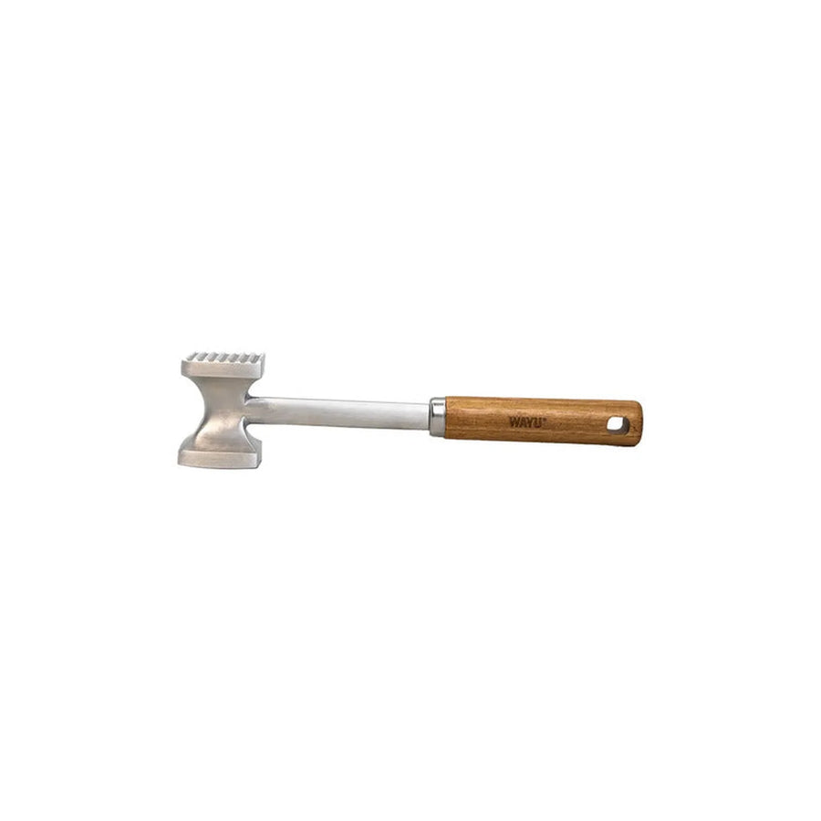 Martillo Ablandador de Carne Wayu Plateado