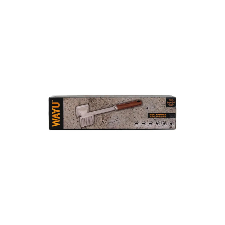 Martillo Ablandador de Carne Wayu Plateado