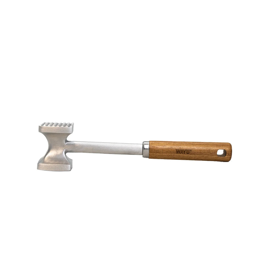 Martillo Ablandador de Carne Wayu Plateado