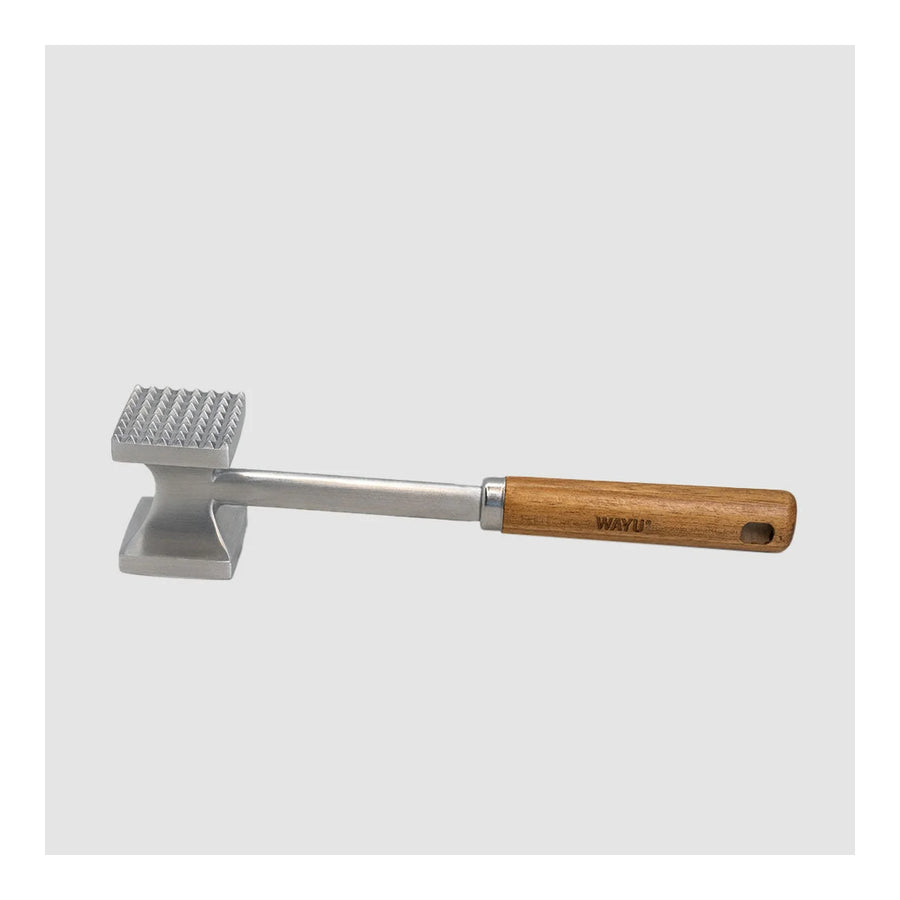 Martillo Ablandador de Carne Wayu Plateado