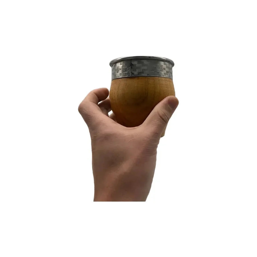 Mate Imperial Algarrobo Virola Alpaca Inox + Grabado Personalizado