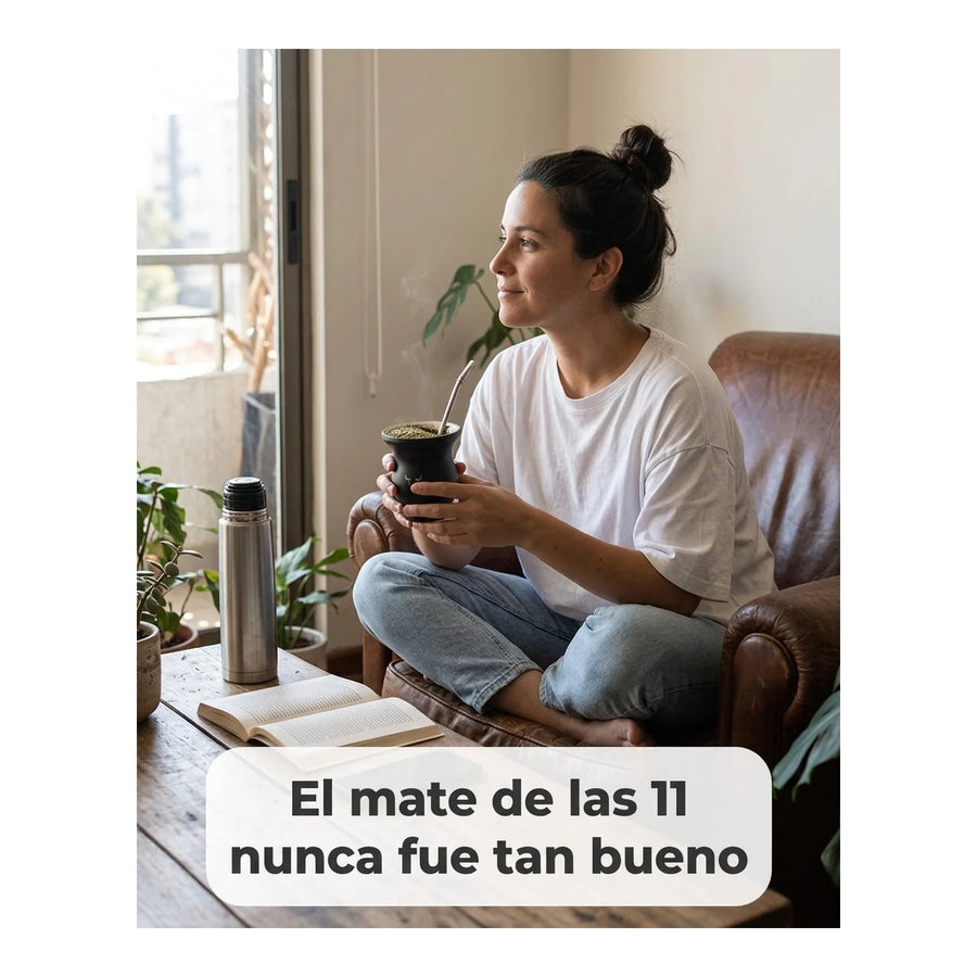 Mate Insulado Wayu Set Con Bombilla 230ml Acero Inoxidable