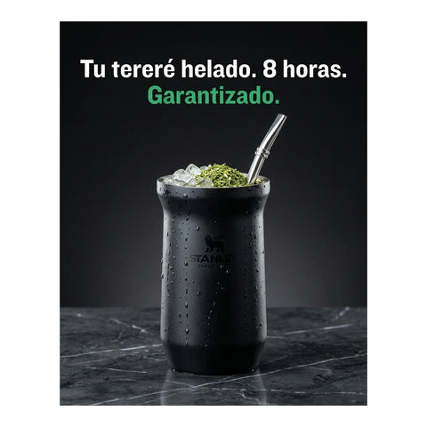 Mate Slim Stanley Black 2.0 | 200 ml + Grabado Personalizado
