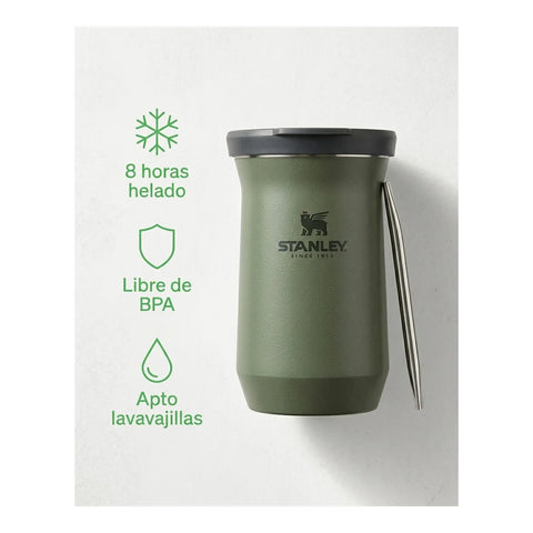 Mate Slim Stanley Dried Pine| 200 ml + Grabado Personalizado