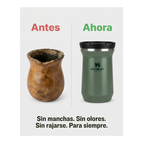 Mate Slim Stanley Dried Pine| 200 ml + Grabado Personalizado