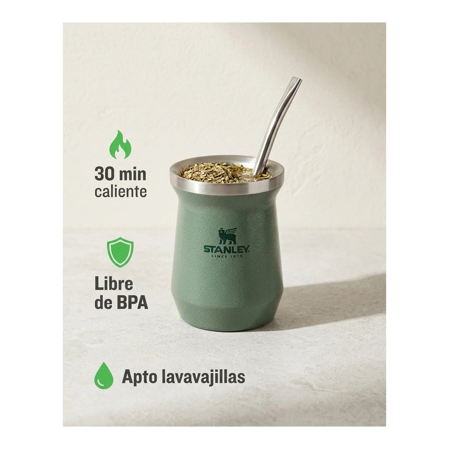 Mate Stanley Verde 236 ml + Grabado Personalizado