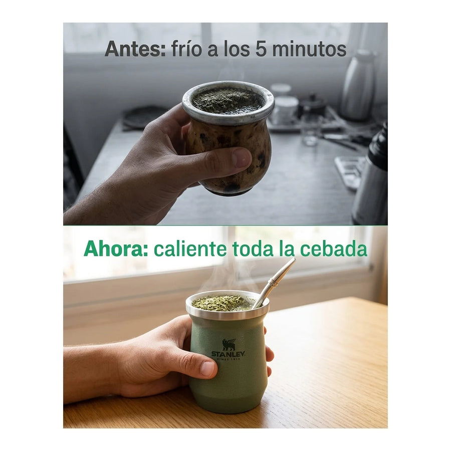Mate Stanley Verde 236 ml + Grabado Personalizado