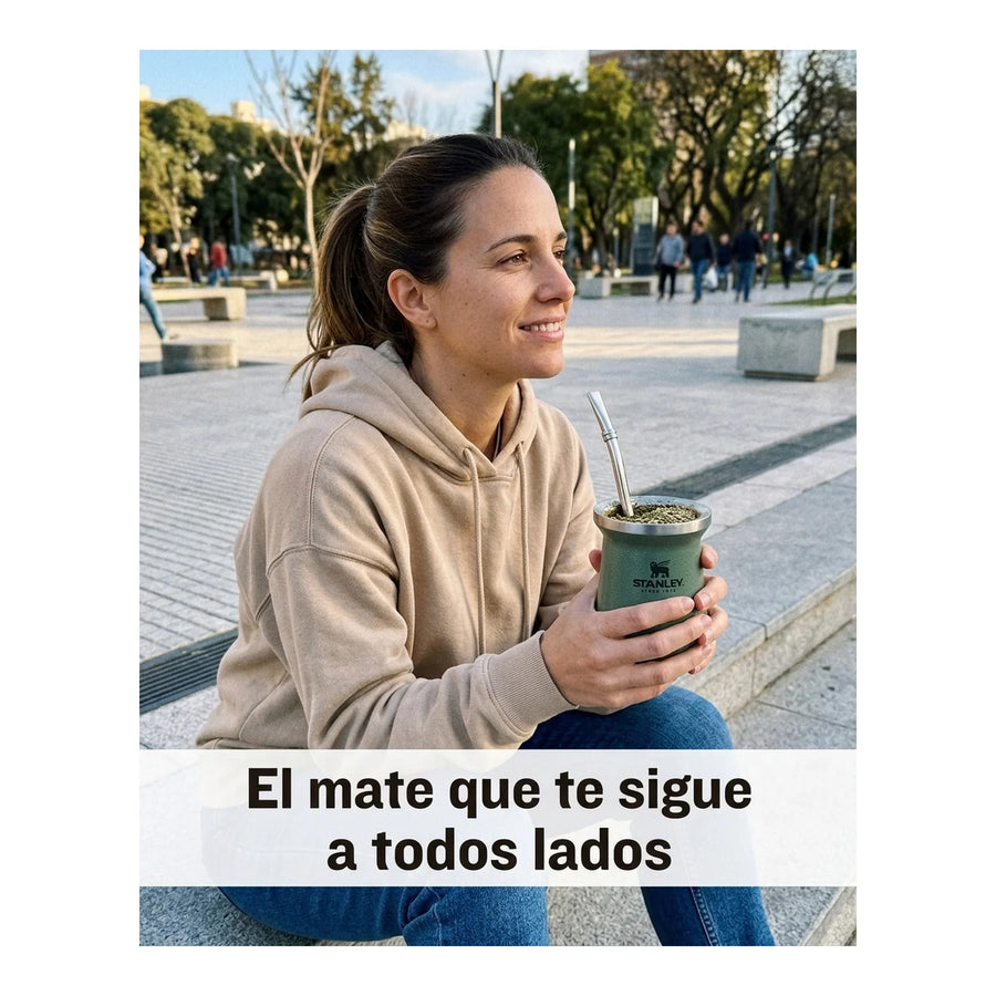 Mate Stanley Verde 236 ml + Grabado Personalizado