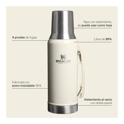 Mate System Classic Cream Gloss | 1.2 lt + Grabado Personalizado