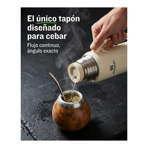 Mate System Classic Cream Gloss | 1.2 lt + Grabado Personalizado