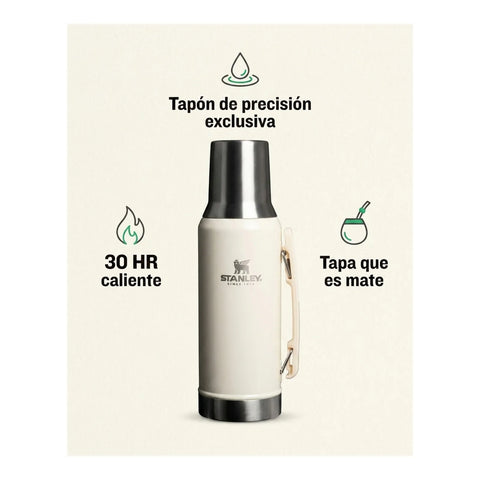 Mate System Classic Cream Gloss | 1.2 lt + Grabado Personalizado