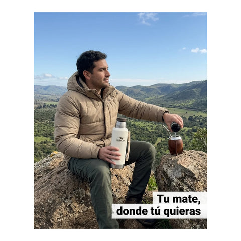 Mate System Classic Cream Gloss | 1.2 lt + Grabado Personalizado