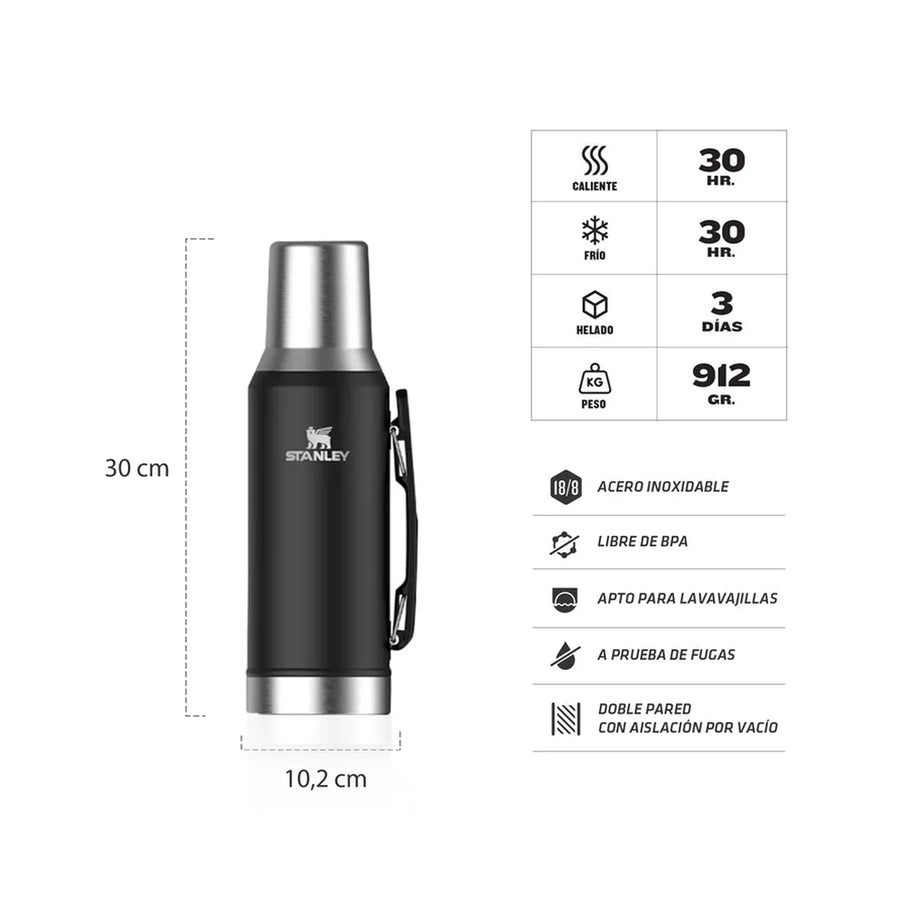 MATE SYSTEM CLASSIC NEGRO | 1.2 LT + Grabado Personalizado