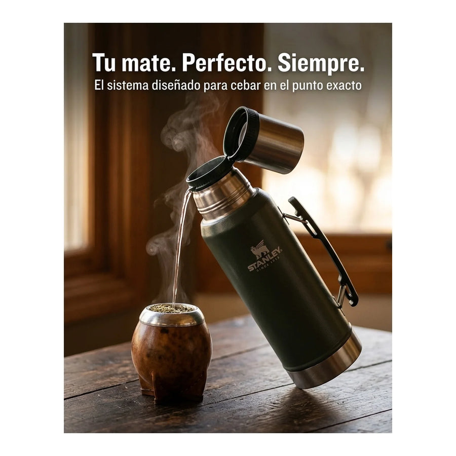 MATE SYSTEM CLASSIC NEGRO | 1.2 LT + Grabado Personalizado