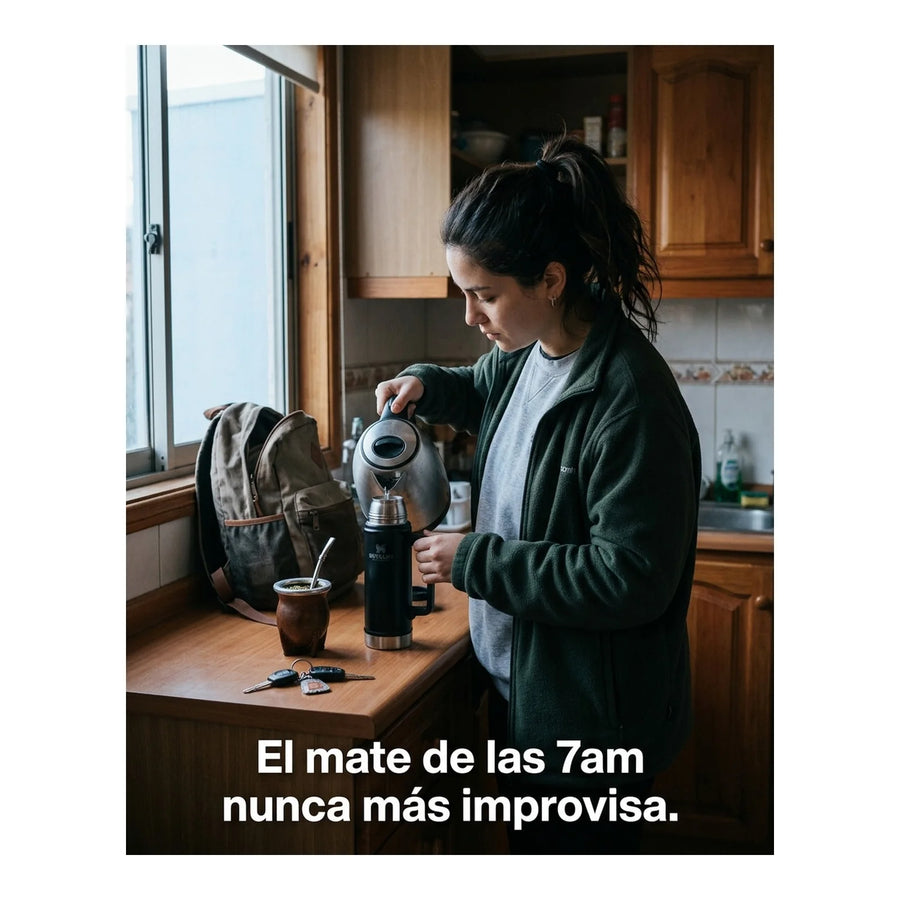 MATE SYSTEM CLASSIC NEGRO | 1.2 LT + Grabado Personalizado