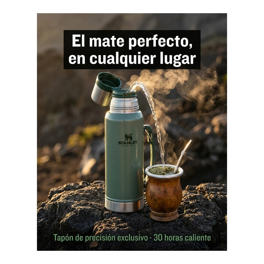 MATE SYSTEM CLASSIC VERDE | 1.2 LT + Grabado Personalizado
