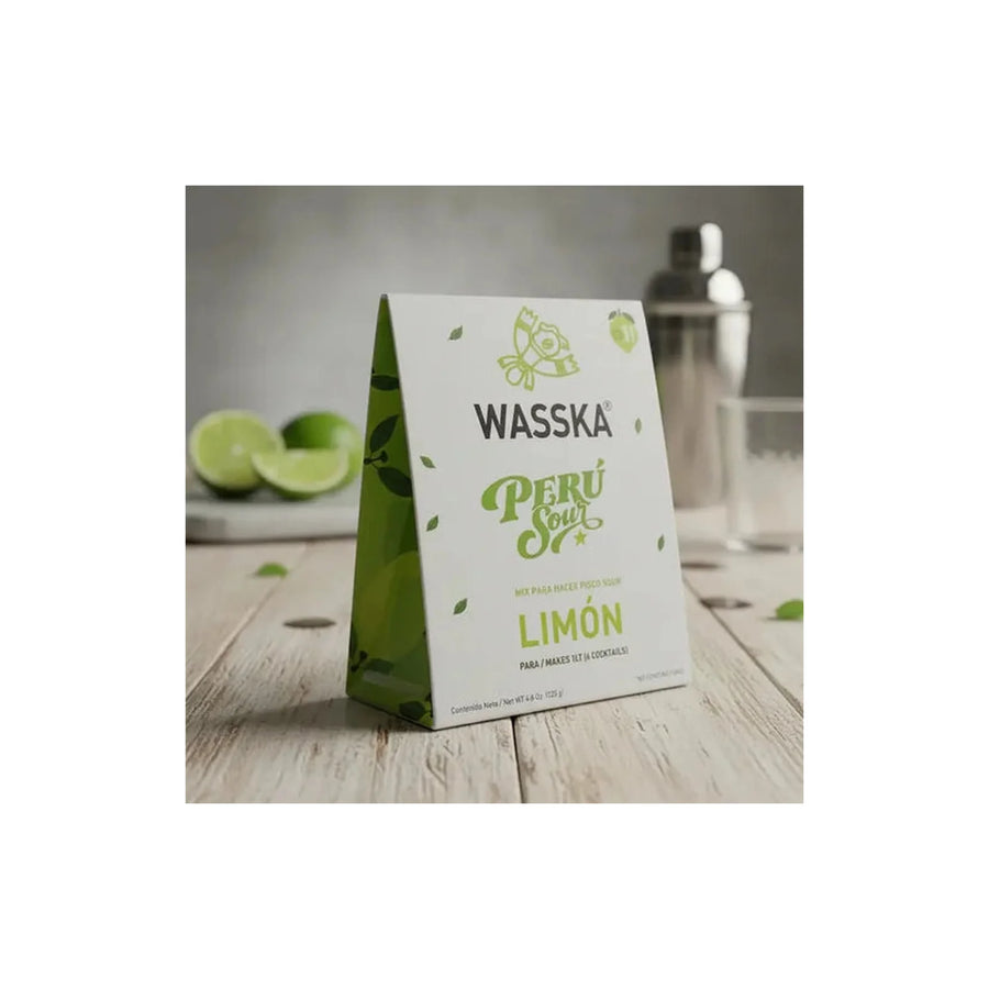 Mix Para Pisco Sour Peruano Wasska Pack X2 Sabor Limón