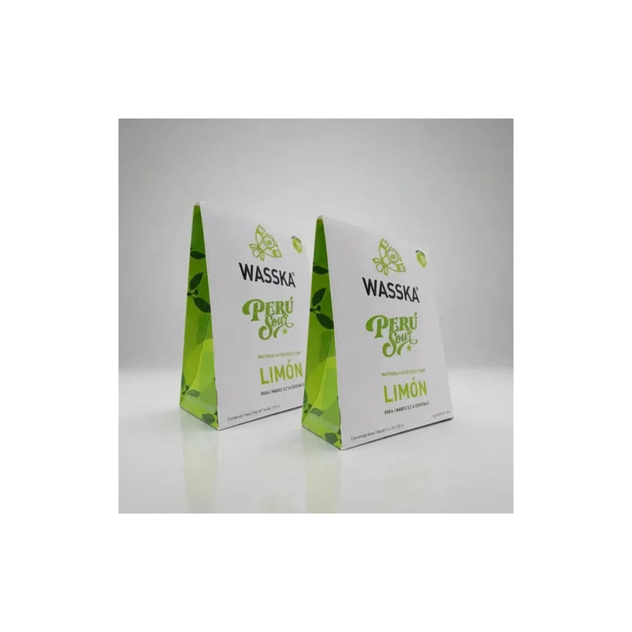 Mix Para Pisco Sour Peruano Wasska Pack X2 Sabor Limón