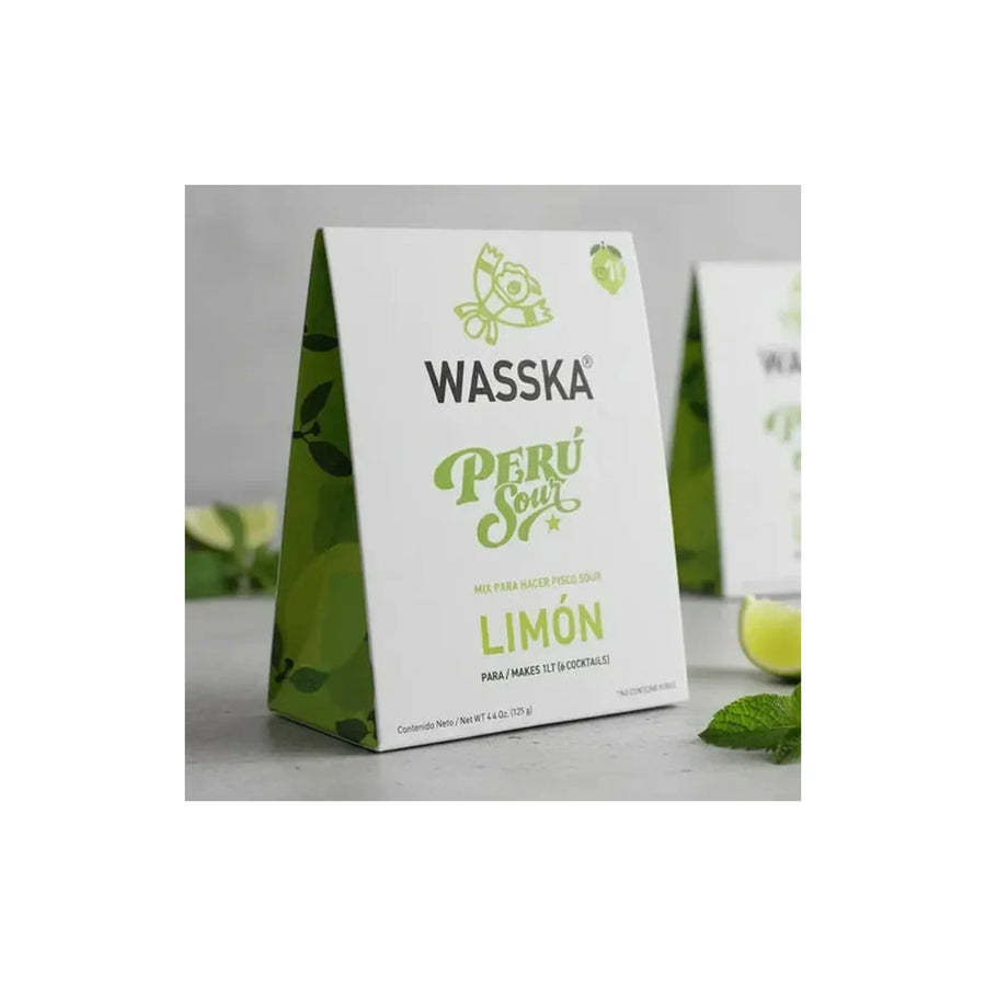 Mix Para Pisco Sour Peruano Wasska Pack X2 Sabor Limón