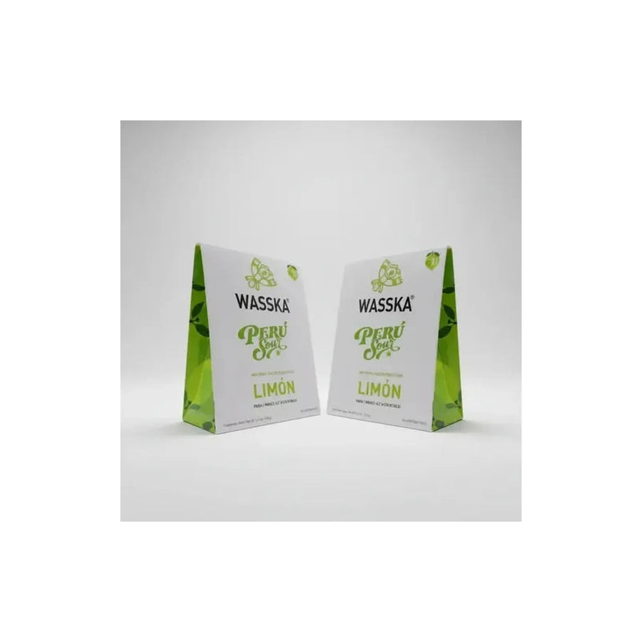 Mix Para Pisco Sour Peruano Wasska Pack X2 Sabor Limón