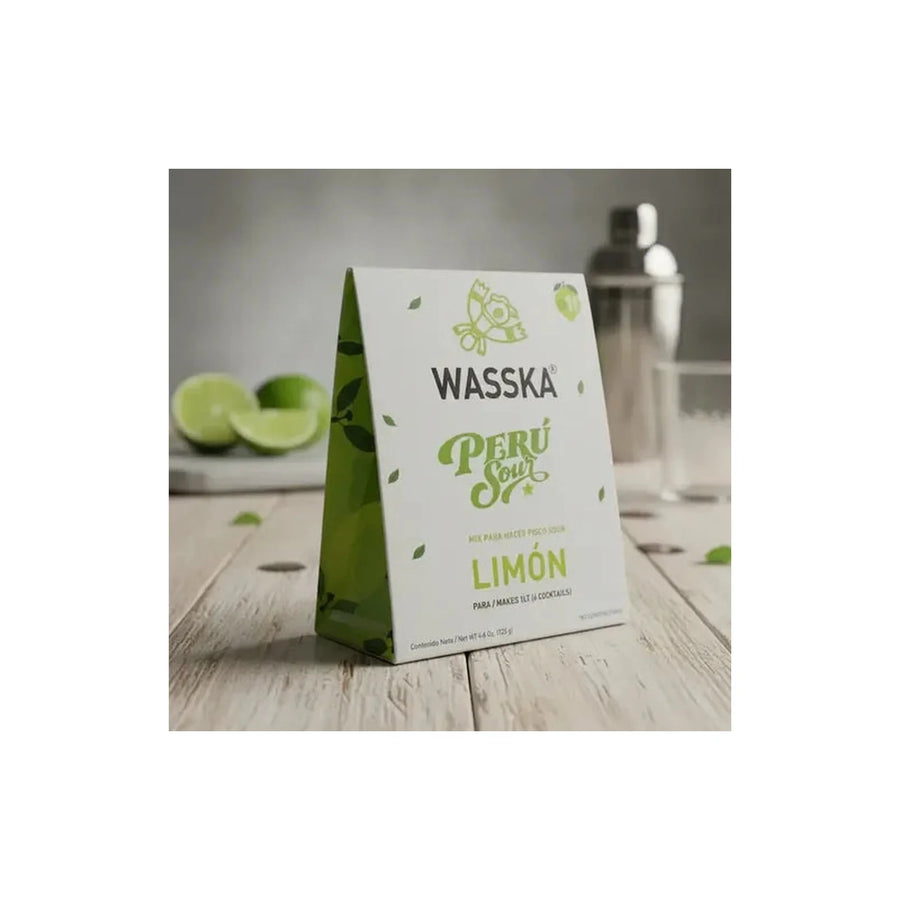 Mix Para Pisco Sour Peruano Wasska Pack X2 Sabor Limón