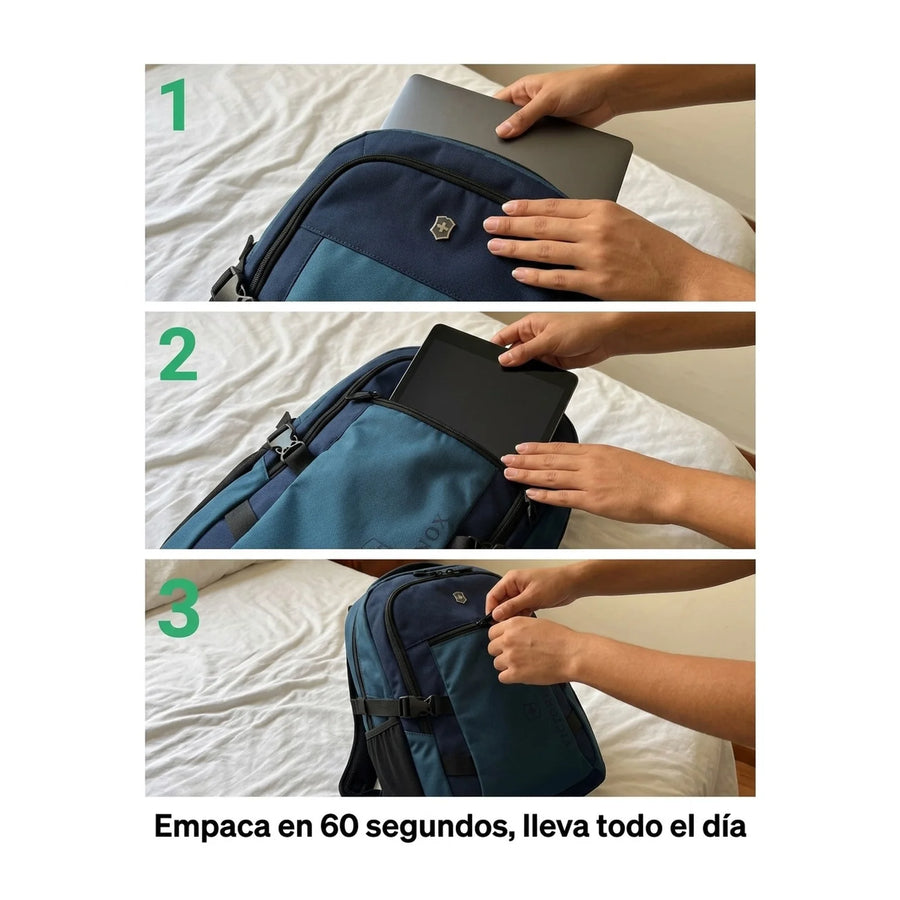 Mochila Vxsport Evo Compact Backpack Azul Victorinox 611415