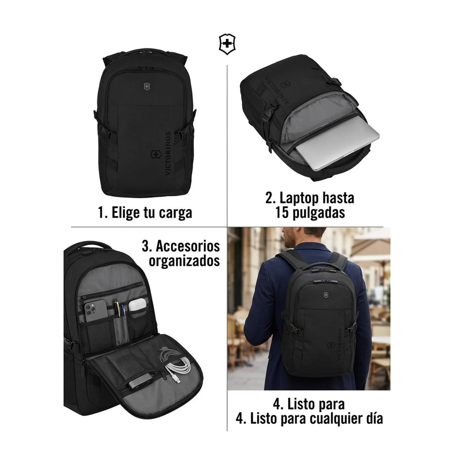 Mochila Vxsport Evo Compact Backpack Negro Victorinox 611416