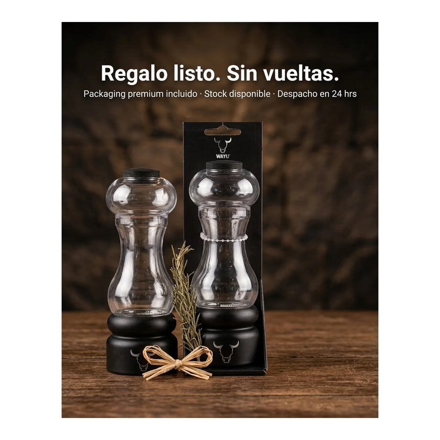 Molinillo Sal O Pimienta - Salero Pimentero Wayu Cocina Bbq