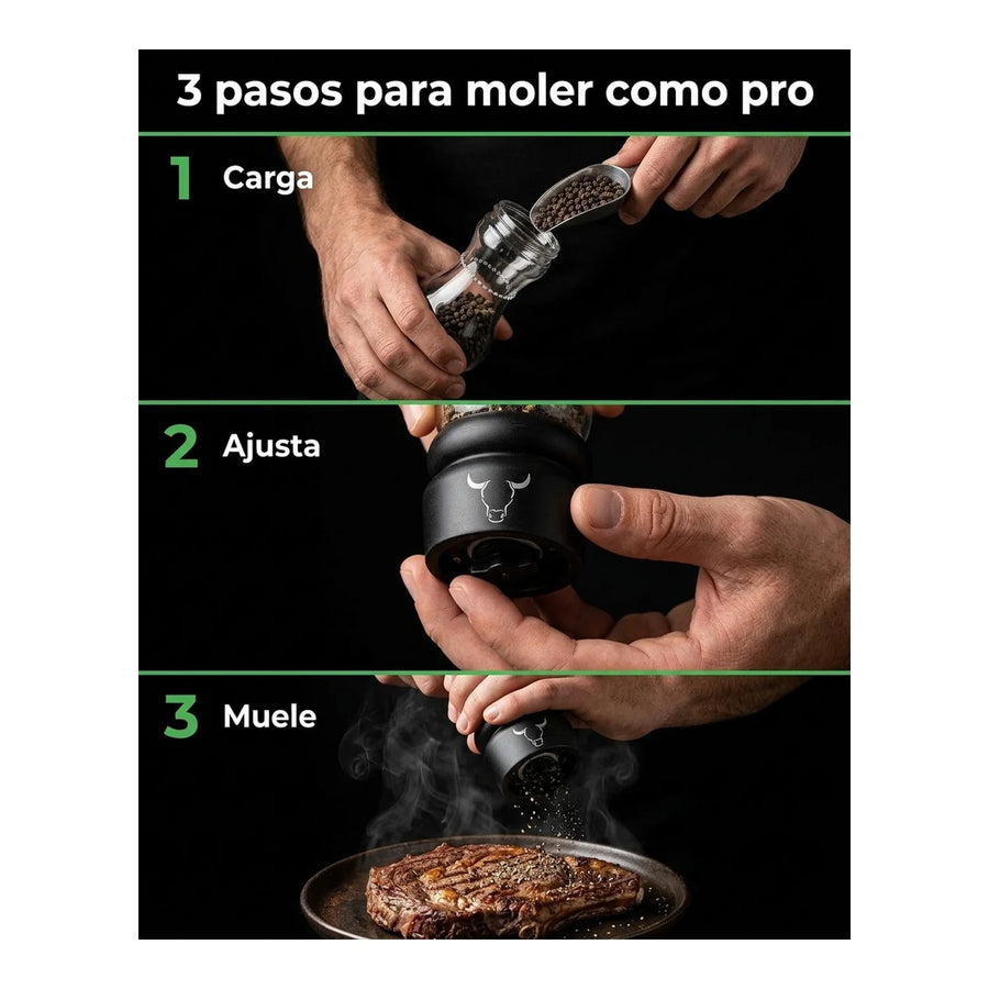 Molinillo Sal O Pimienta - Salero Pimentero Wayu Cocina Bbq
