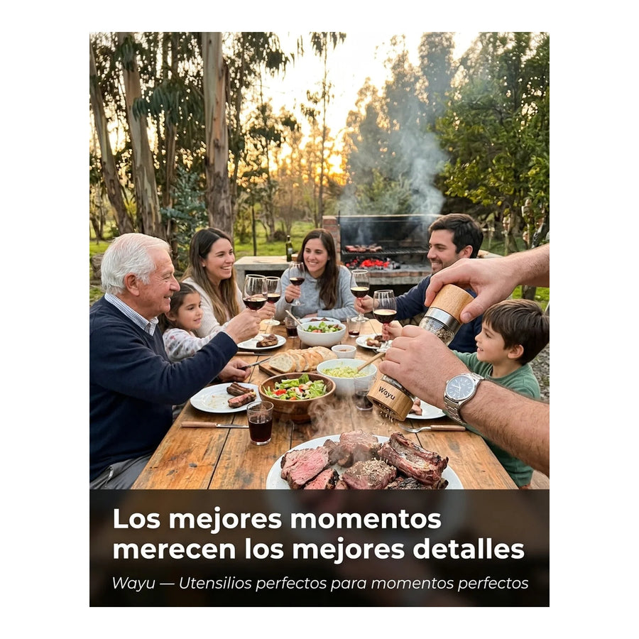Molinillo Sal O Pimienta - Salero Pimentero Wayu Cocina Bbq