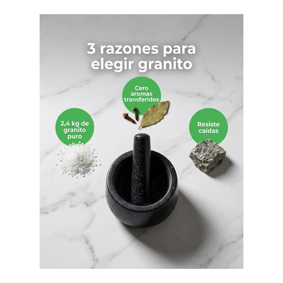 Mortero Piedra Wayu Premium