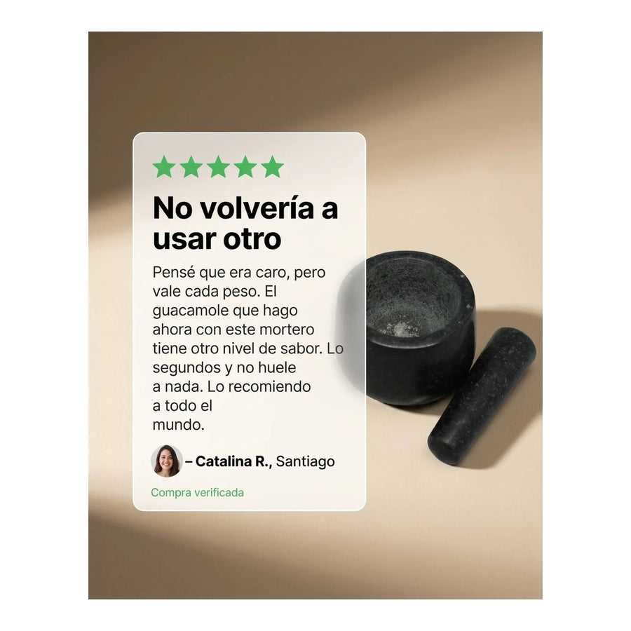 Mortero Piedra Wayu Premium