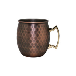 Mug Cobre Wayu Coctel Tragos Moscow Mule Bar Quincho Mojito Color Cobre + Grabado Personalizado