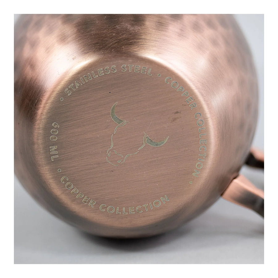 Mug Cobre Wayu Coctel Tragos Moscow Mule Bar Quincho Mojito Color Cobre + Grabado Personalizado