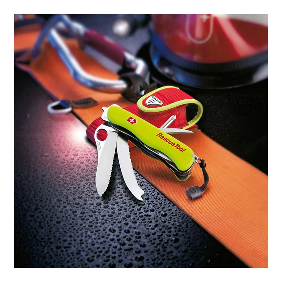 Navaja Cortapluma Rescuetool Victorinox 0.8623.mwn Rescate + Grabado Personalizado