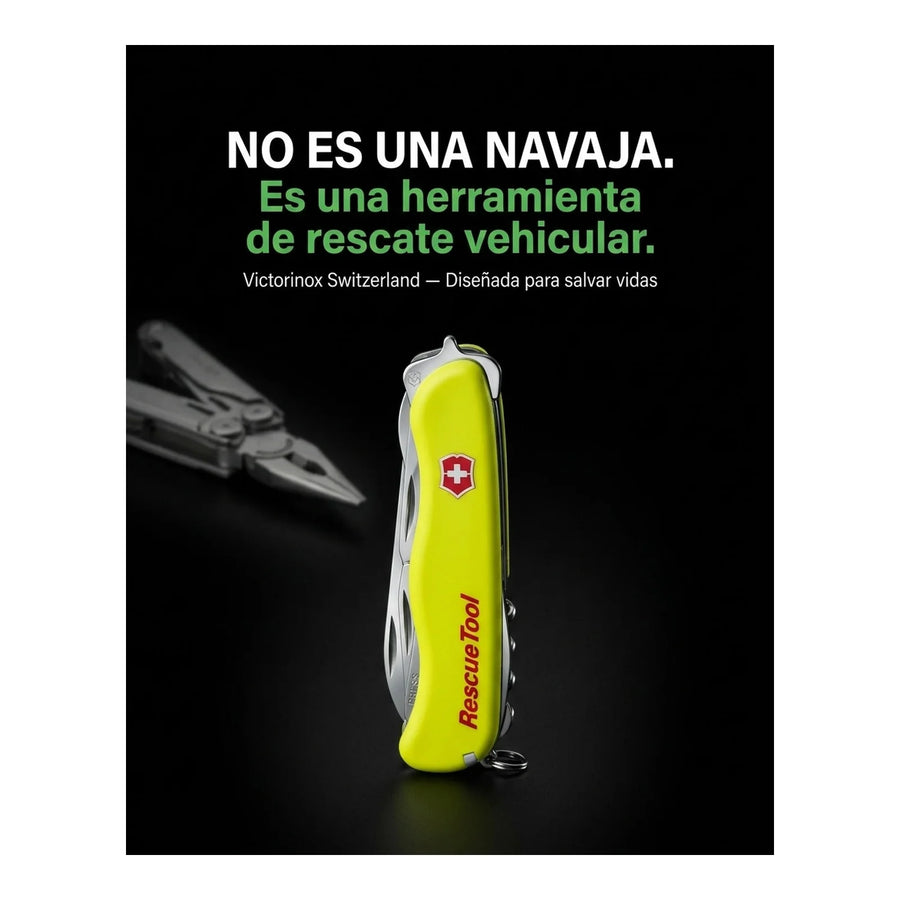 Navaja Cortapluma Rescuetool Victorinox 0.8623.mwn Rescate + Grabado Personalizado