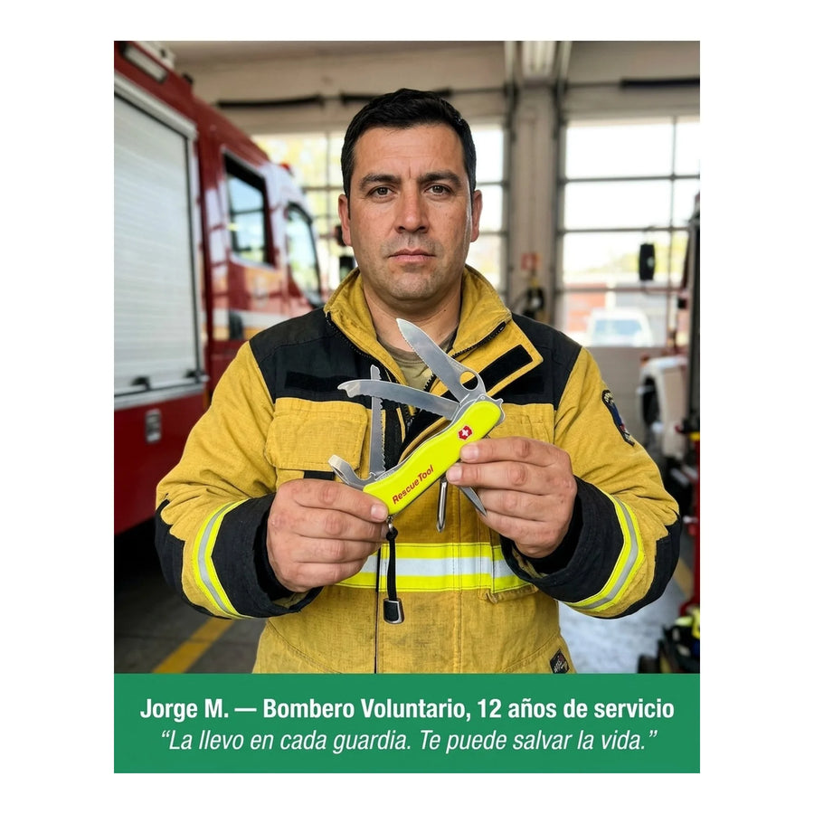 Navaja Cortapluma Rescuetool Victorinox 0.8623.mwn Rescate + Grabado Personalizado