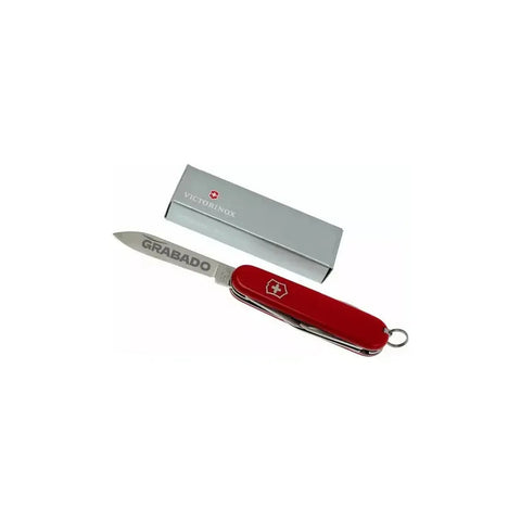 Navaja Cortapluma  Victorinox Sportsman Roja 0.3803 Deportes + Grabado Personalizado