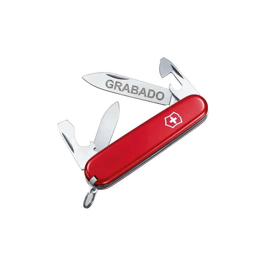 Navaja Cortapluma  Victorinox Recruit Roja 0.2503 Premium + Grabado Personalizado