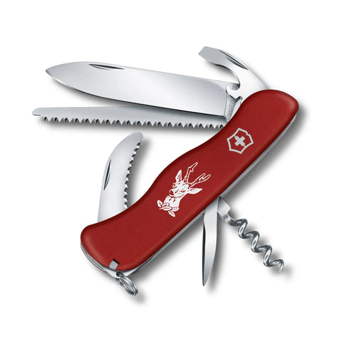 Navaja Cortapluma  Victorinox Hunter Roja 0.8573 Cazador + Grabado Personalizado